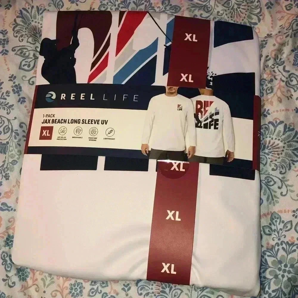 Reel Life White Long Sleeve Shirt